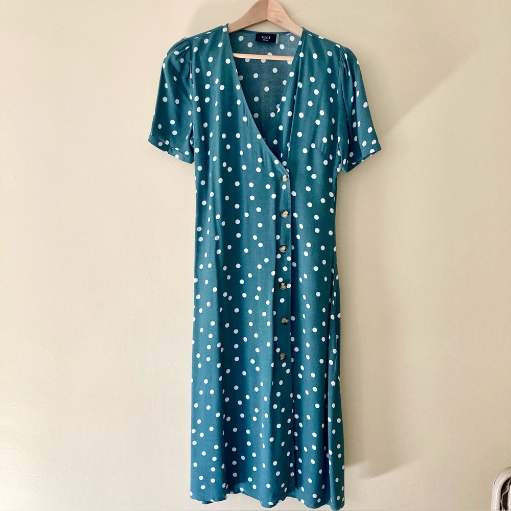 Vici / Polka Dot wrap dress